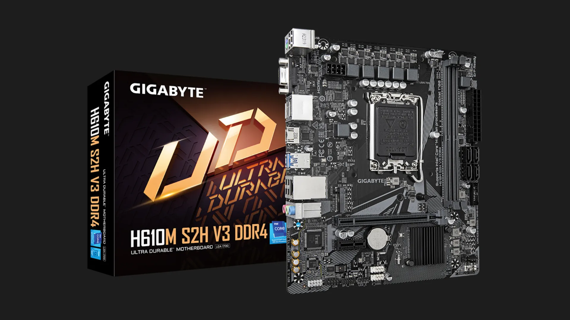 Материнская плата GIGABYTE H610M S2H V3 DDR4 (H610M S2H V3 DDR4)