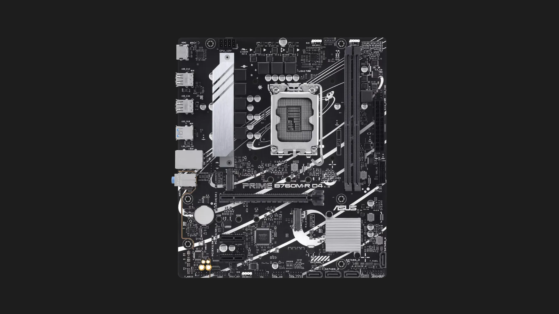Материнська плата ASUS PRIME B760M-R D4 (PRIME B760M-R D4)