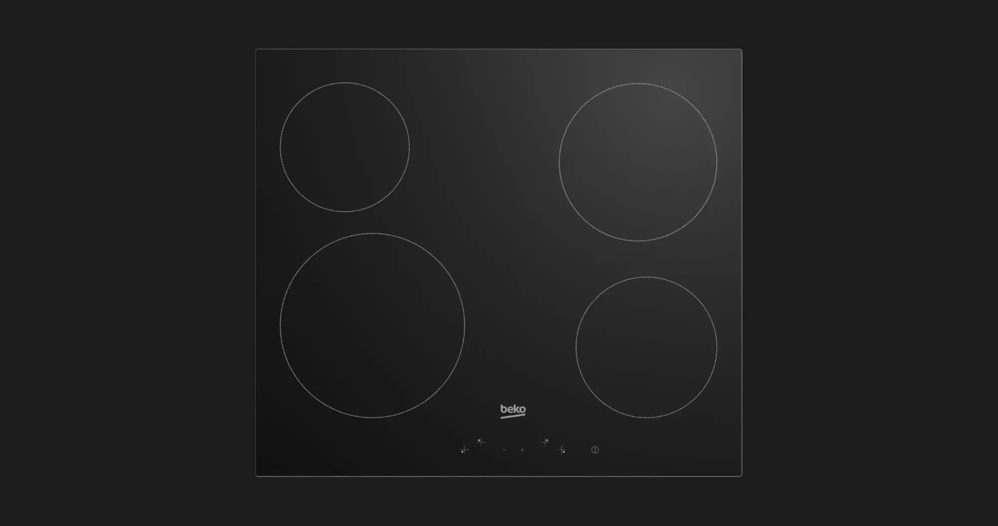 Варильна поверхня Beko електрична, 60см (HIC64401) (Black)