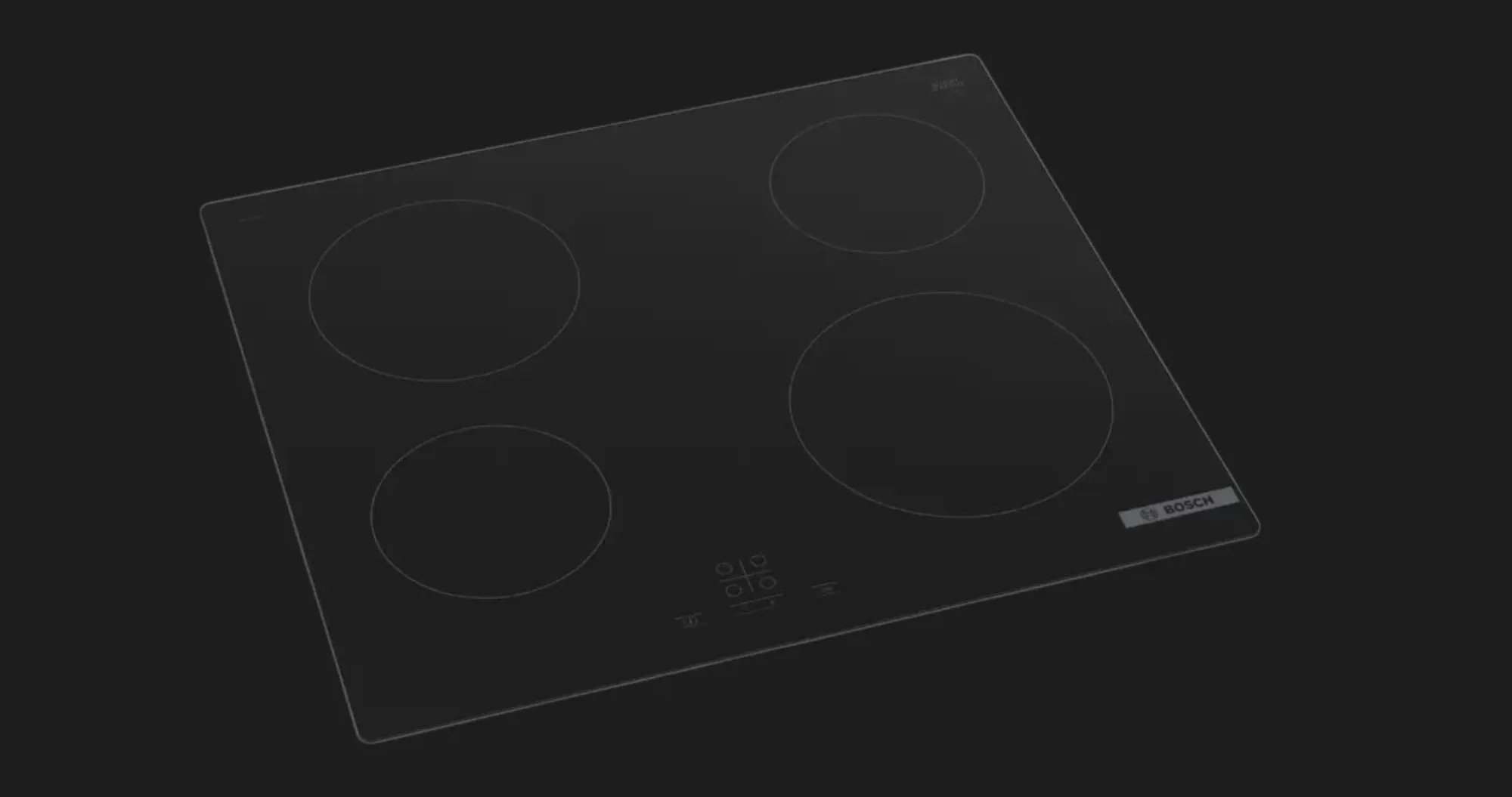 Варильна поверхня Bosch електрична, 60см (PKE611BA2E) (Black)