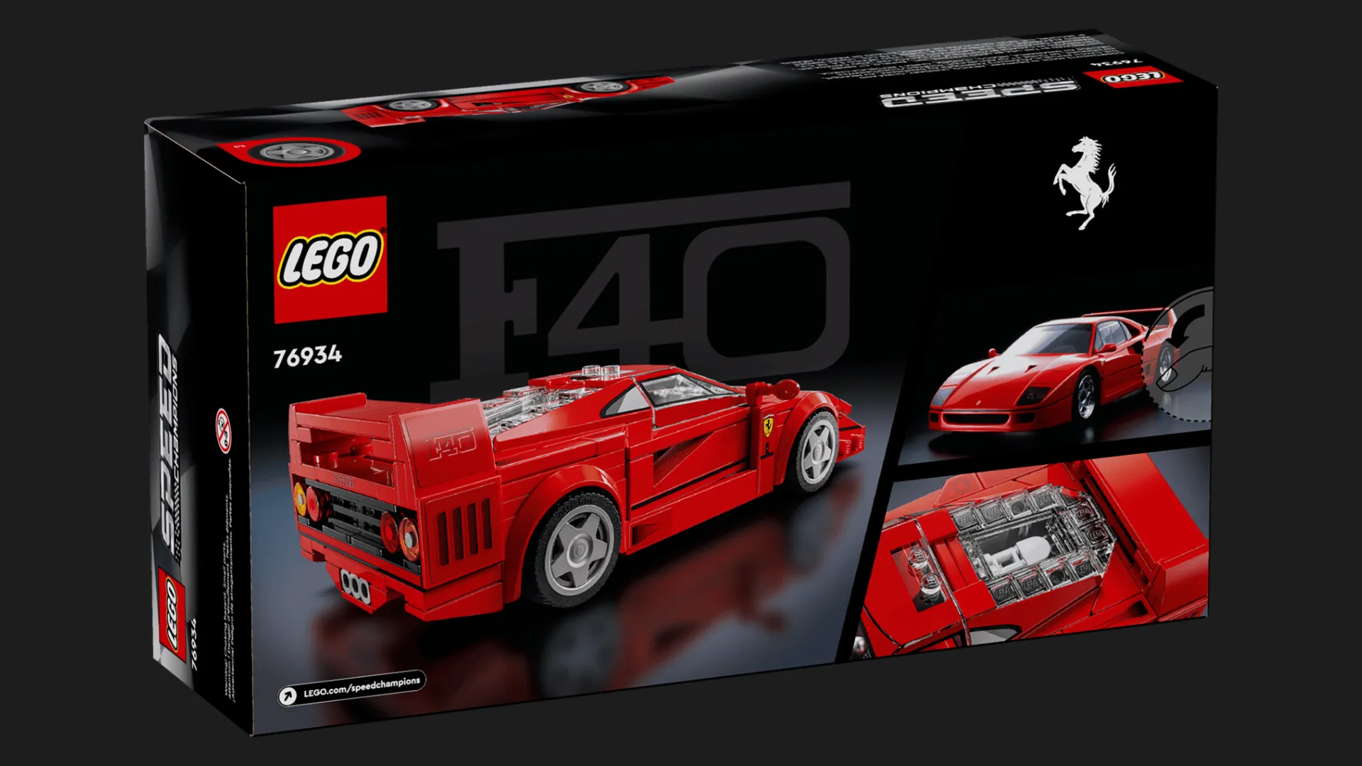 Конструктор LEGO Speed Champions Суперкар Ferrari F40 (76934)