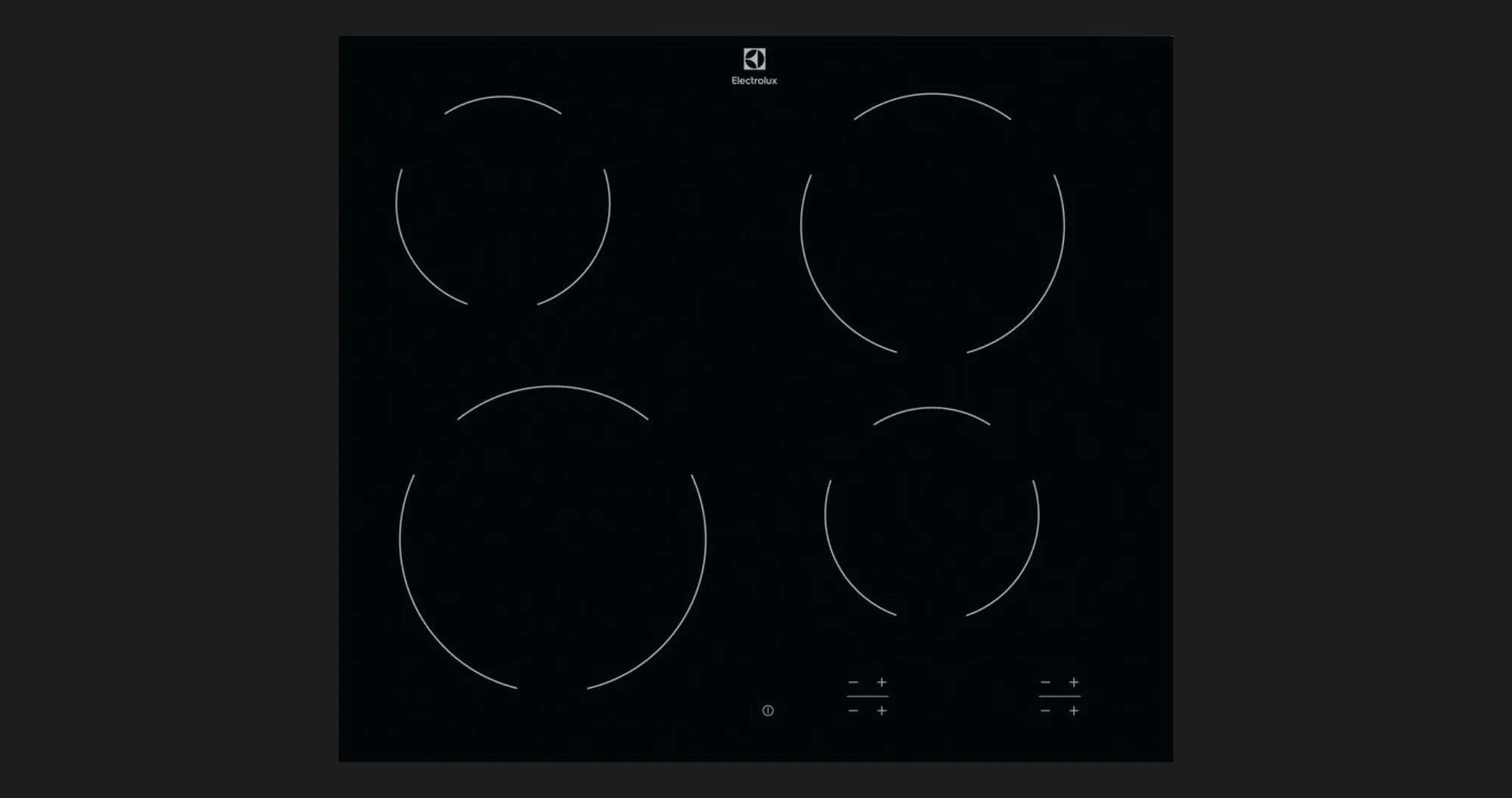Варильна поверхня Electrolux електрична склокерамічна, 60см (EHF6240IOK) (Black)