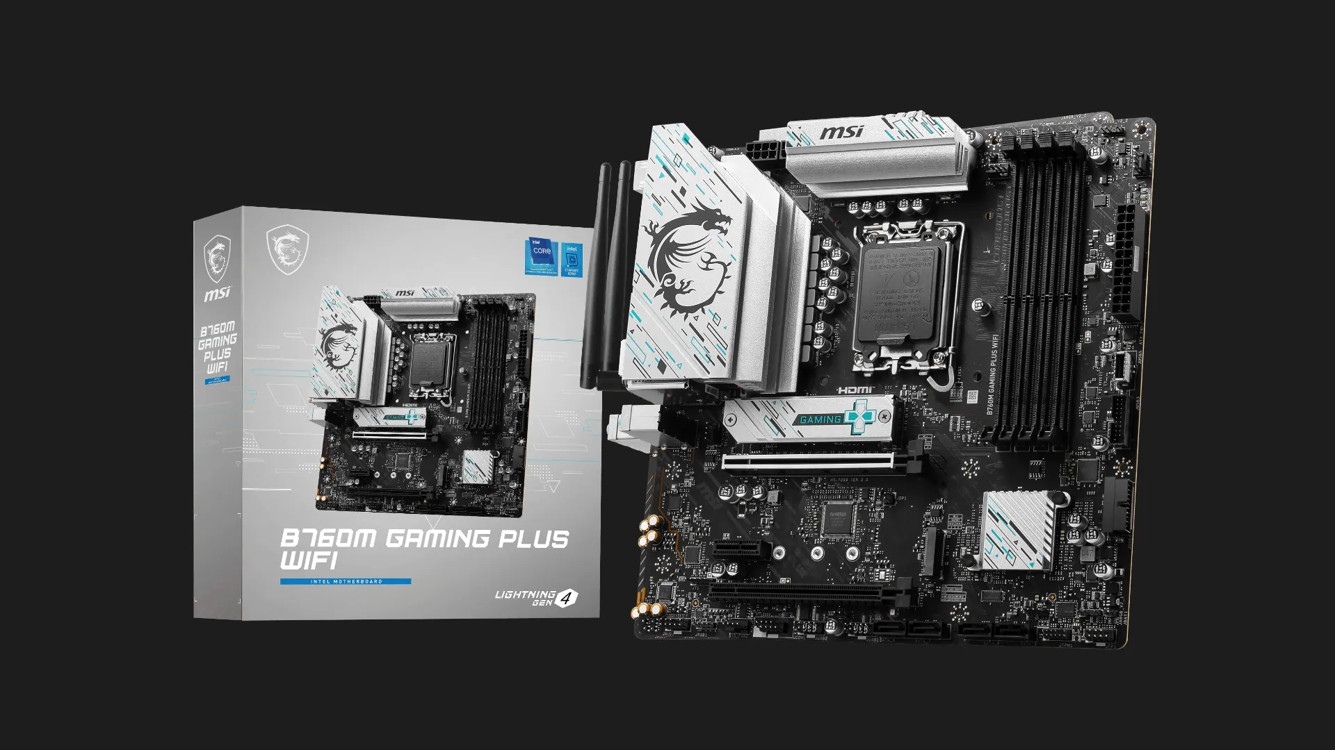 Материнская плата MSI B760M GAMING PLUS WIFI DDR4 (B760M GAMING PLUS WIFI DDR4)