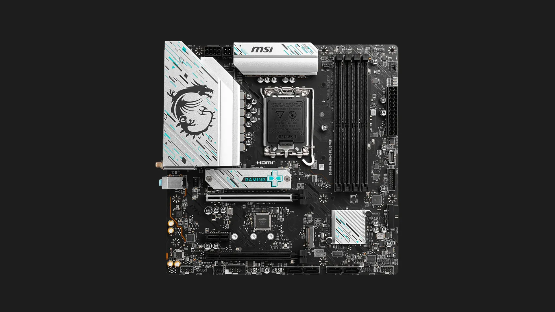 Материнская плата MSI B760M GAMING PLUS WIFI DDR4 (B760M GAMING PLUS WIFI DDR4)