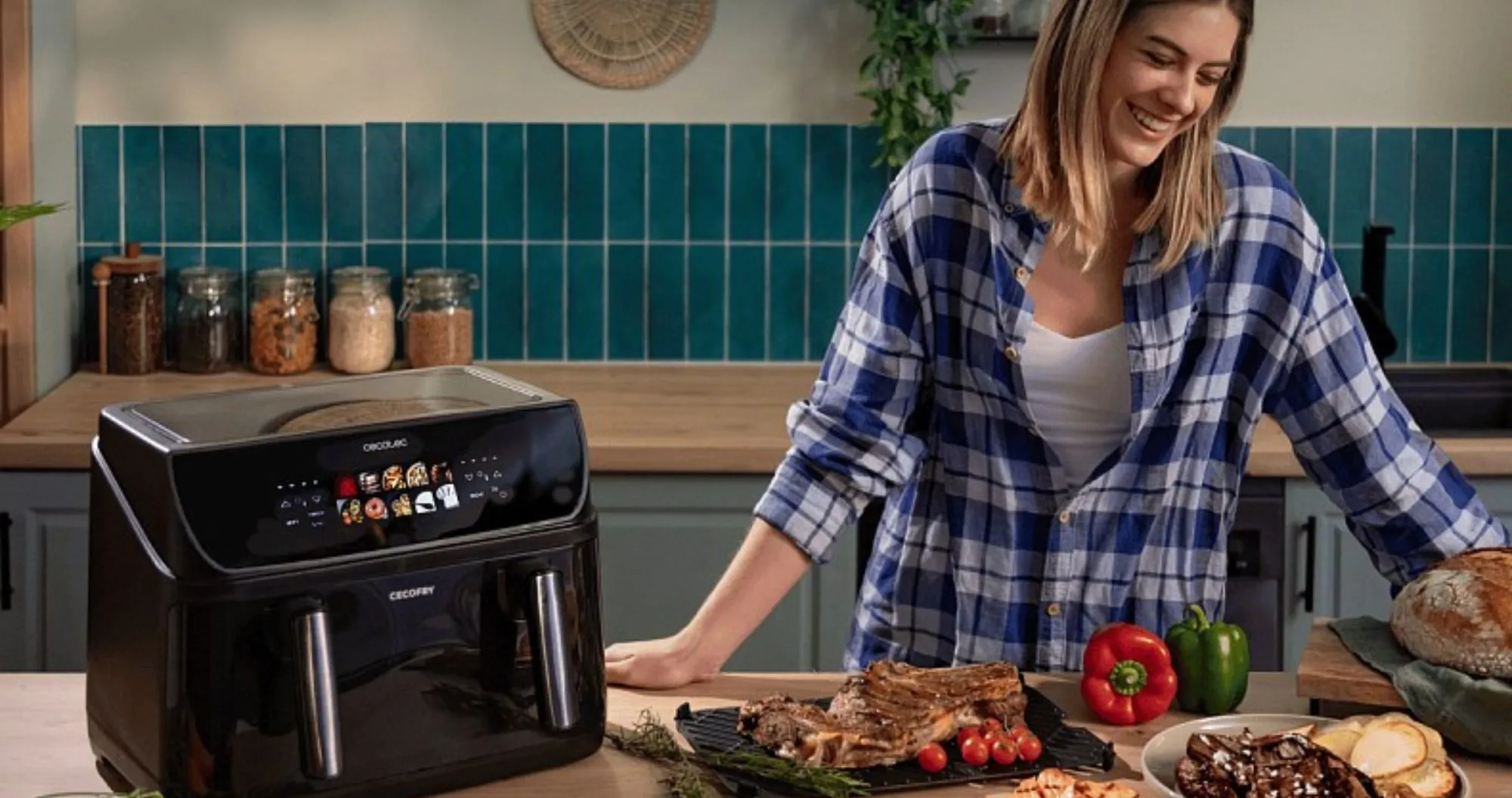 Мультипіч Cecotec Cecofry&Grill Duoheat 10000 (Black)