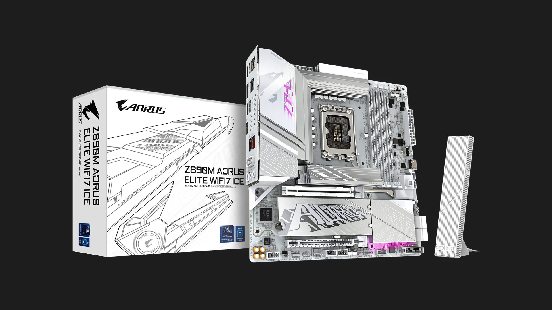 Материнская плата GIGABYTE Z890M AORUS ELITE WIFI7 ICE (Z890M AORUS ELITE WIFI7 ICE)