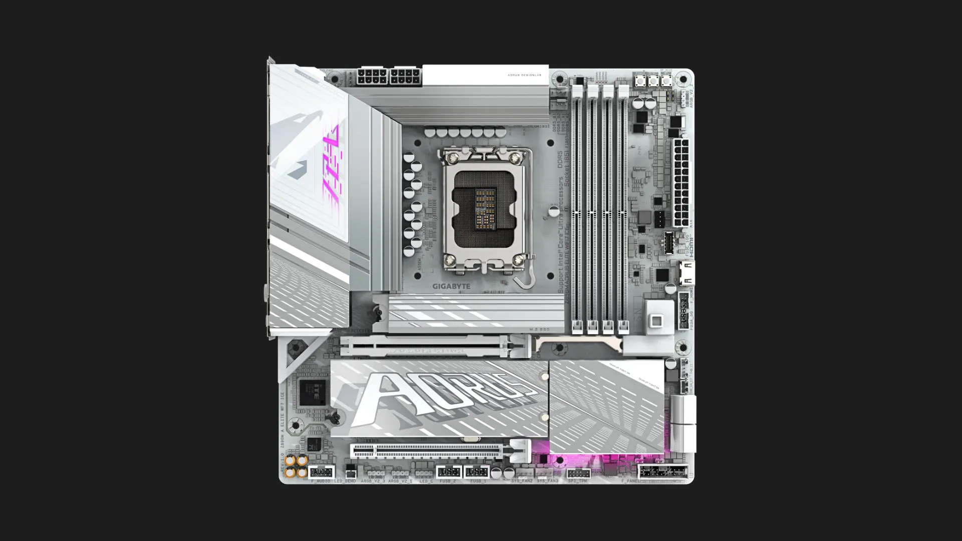 Материнская плата GIGABYTE Z890M AORUS ELITE WIFI7 ICE (Z890M AORUS ELITE WIFI7 ICE)