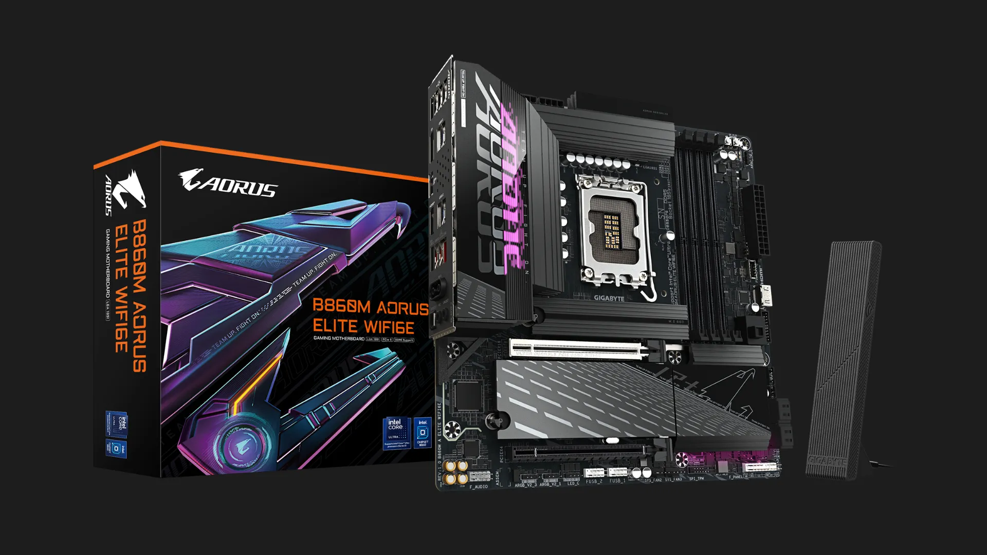 Материнська плата GIGABYTE B860M AORUS ELITE WIFI6E (B860M AORUS ELITE WIFI6E)