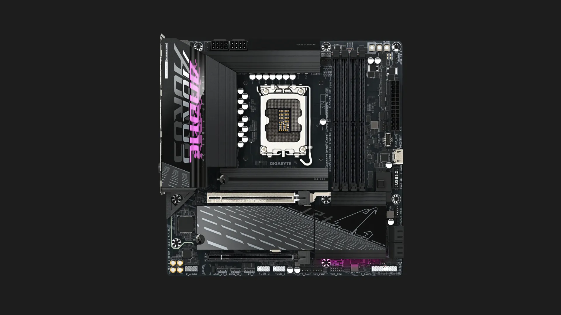Материнська плата GIGABYTE B860M AORUS ELITE WIFI6E (B860M AORUS ELITE WIFI6E)