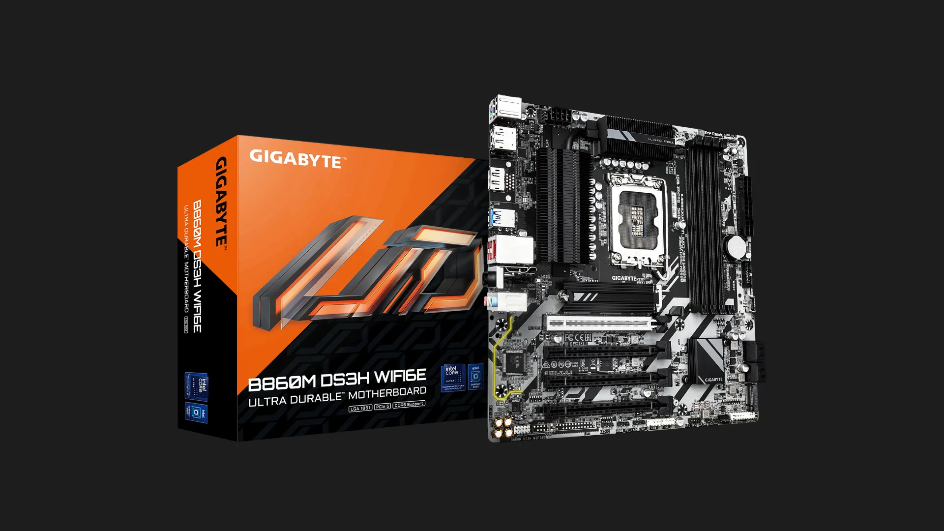 Материнська плата GIGABYTE B860M DS3H WIFI6E (B860M DS3H WIFI6E)