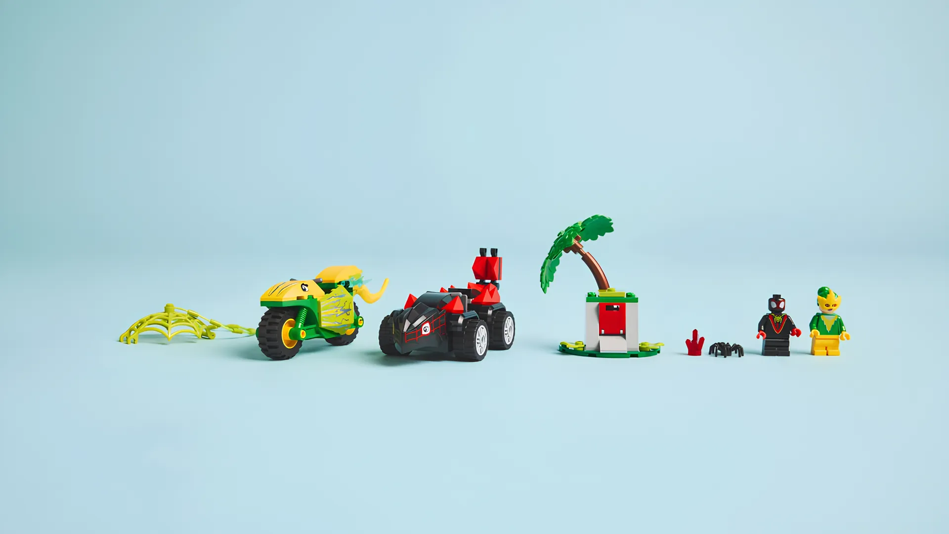Конструктор LEGO Marvel Гонки на электромобилях с динозаврами (11198)