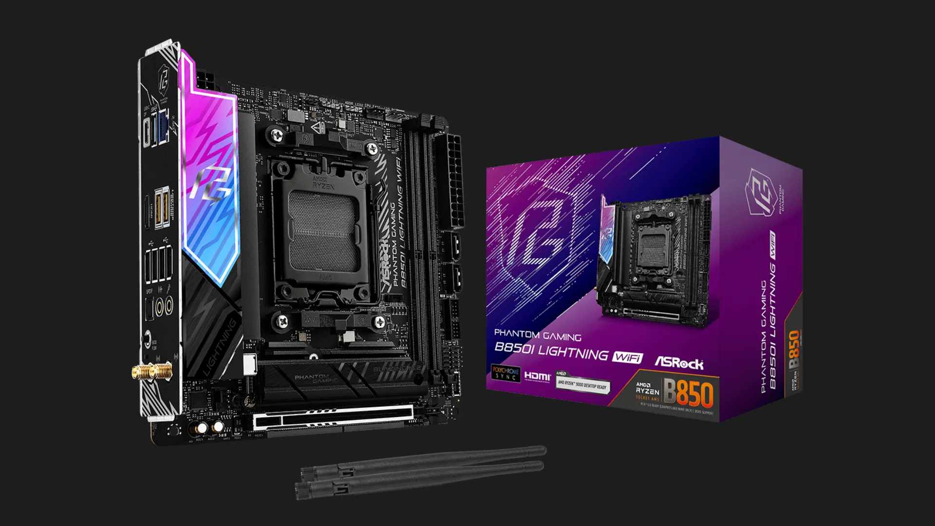 Материнська плата ASRock B850I LIGHTNING WIFI (B850I LIGHTNING WIFI)