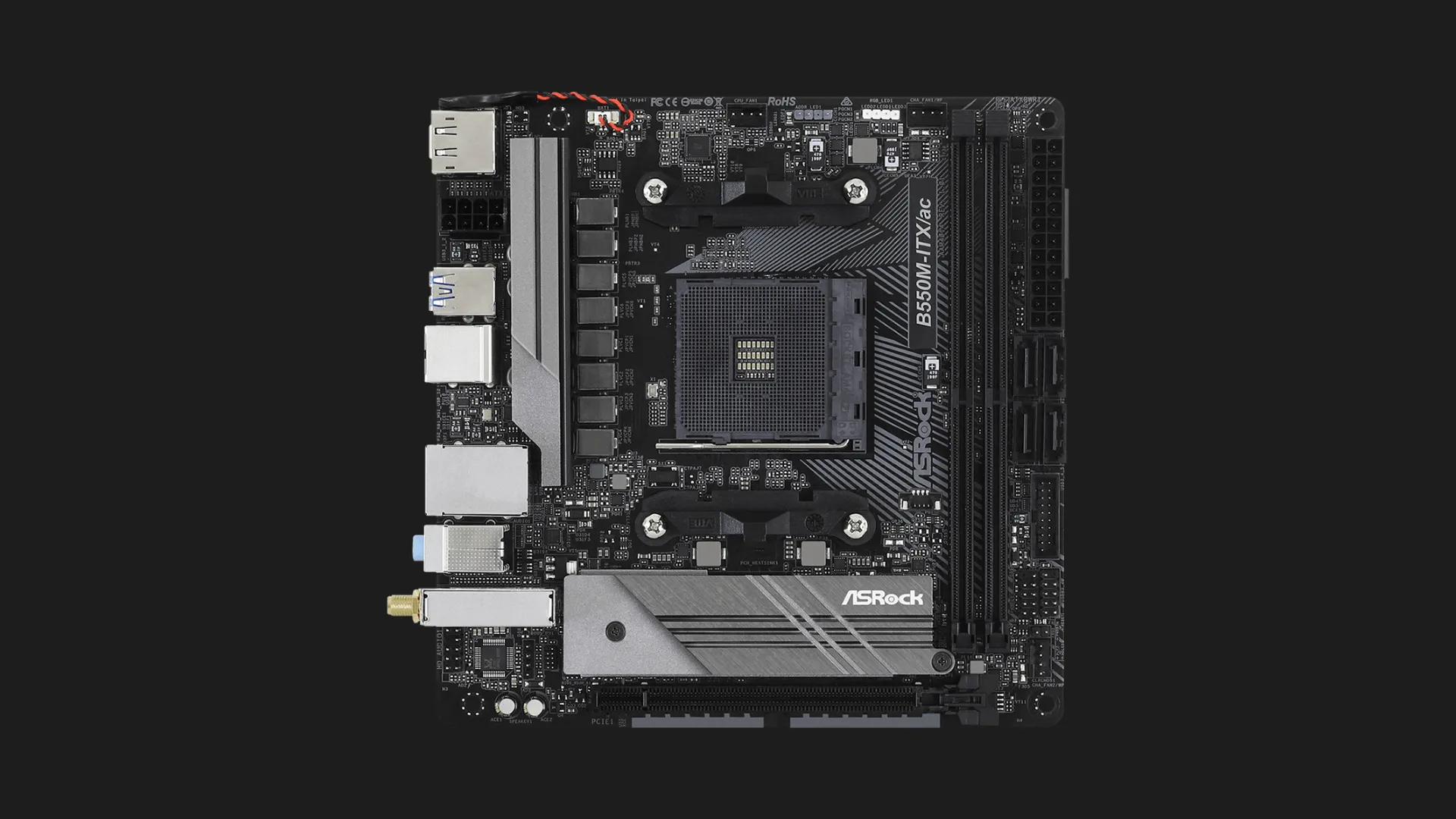 Материнська плата ASRock B550M-ITX/AC (B550M-ITX/AC)