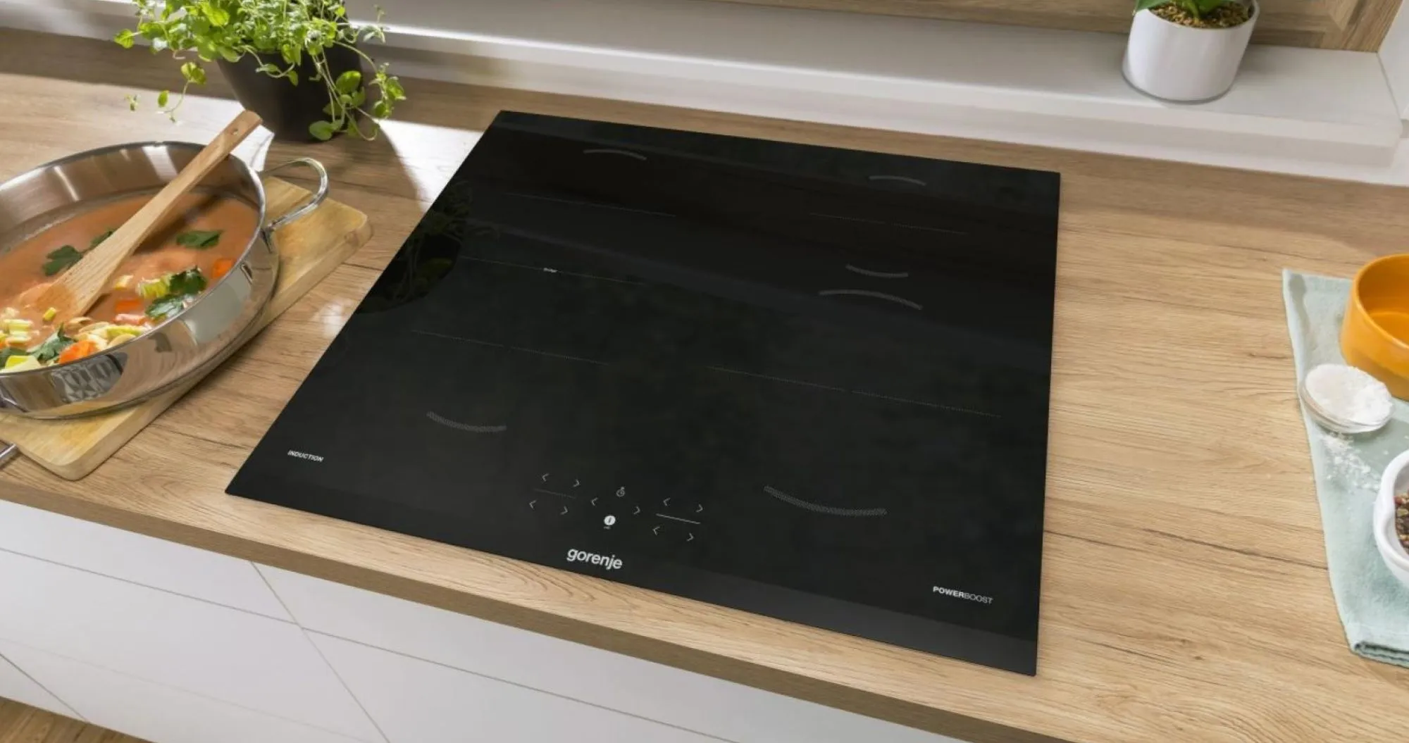 Варочная поверхность Gorenje индукционная, 60см (GI6432BSCE) (Black)