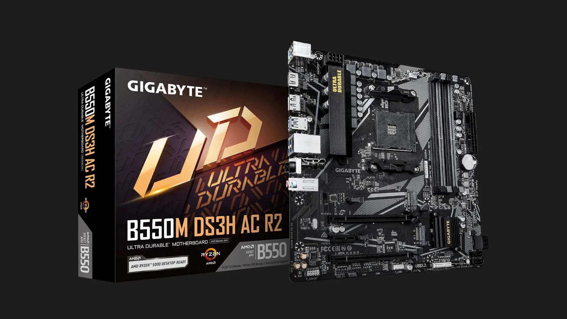 Материнская плата GIGABYTE B550M DS3H AC R2 (B550M DS3H AC R2)