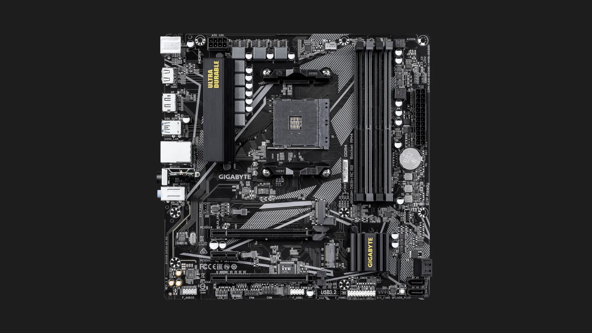 Материнская плата GIGABYTE B550M DS3H AC R2 (B550M DS3H AC R2)