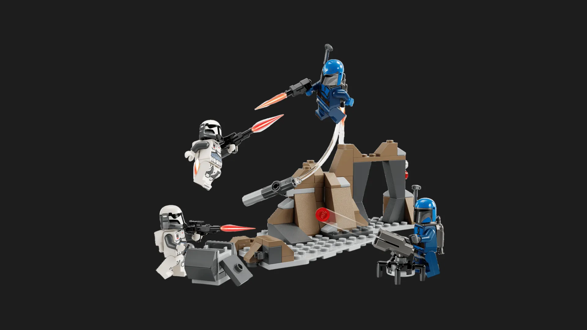 Конструктор LEGO Star Wars Боевой комплект «Засада на Мандалоре» (75373)