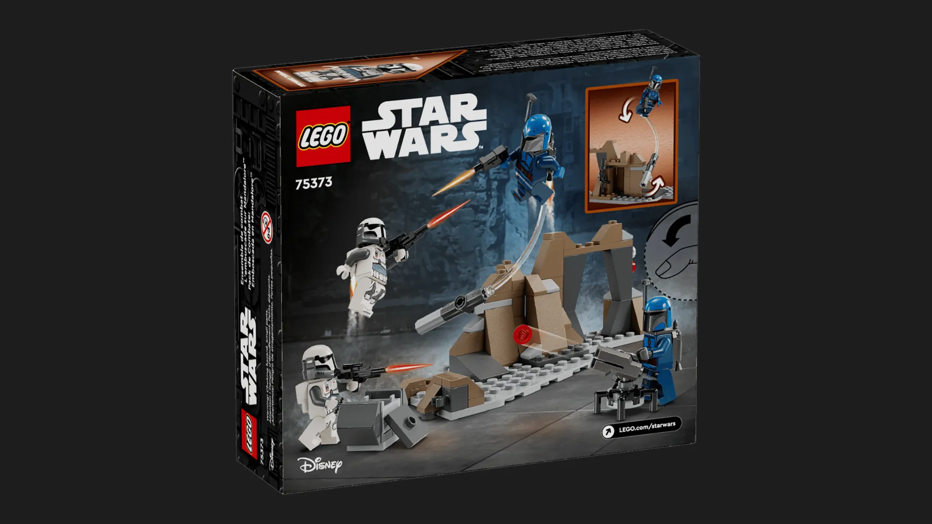 Конструктор LEGO Star Wars Боевой комплект «Засада на Мандалоре» (75373)