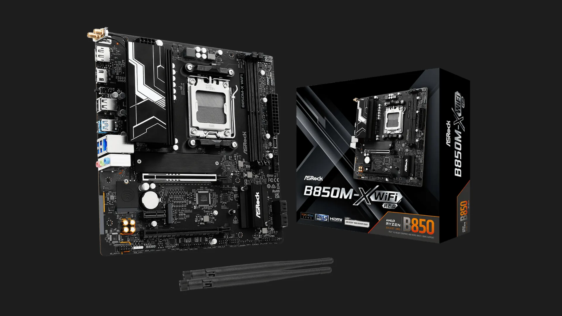 Материнська плата ASRock B850M-X WIFI R2.0 (B850M-X WIFI R2.0)