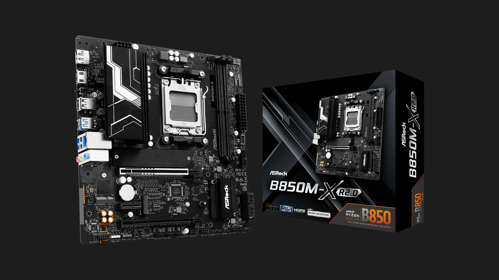 Материнська плата ASRock B850M-X R2.0 (B850M-X R2.0)