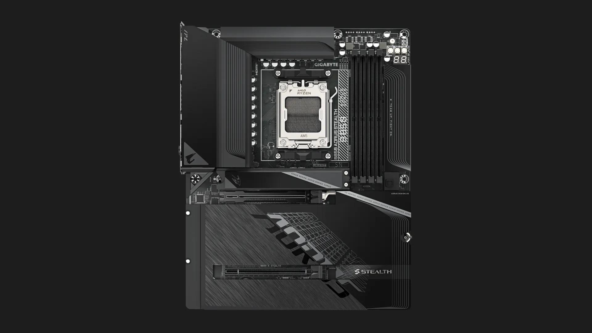 Материнська плата GIGABYTE B850 AORUS STEALTH (B850 AORUS STEALTH)
