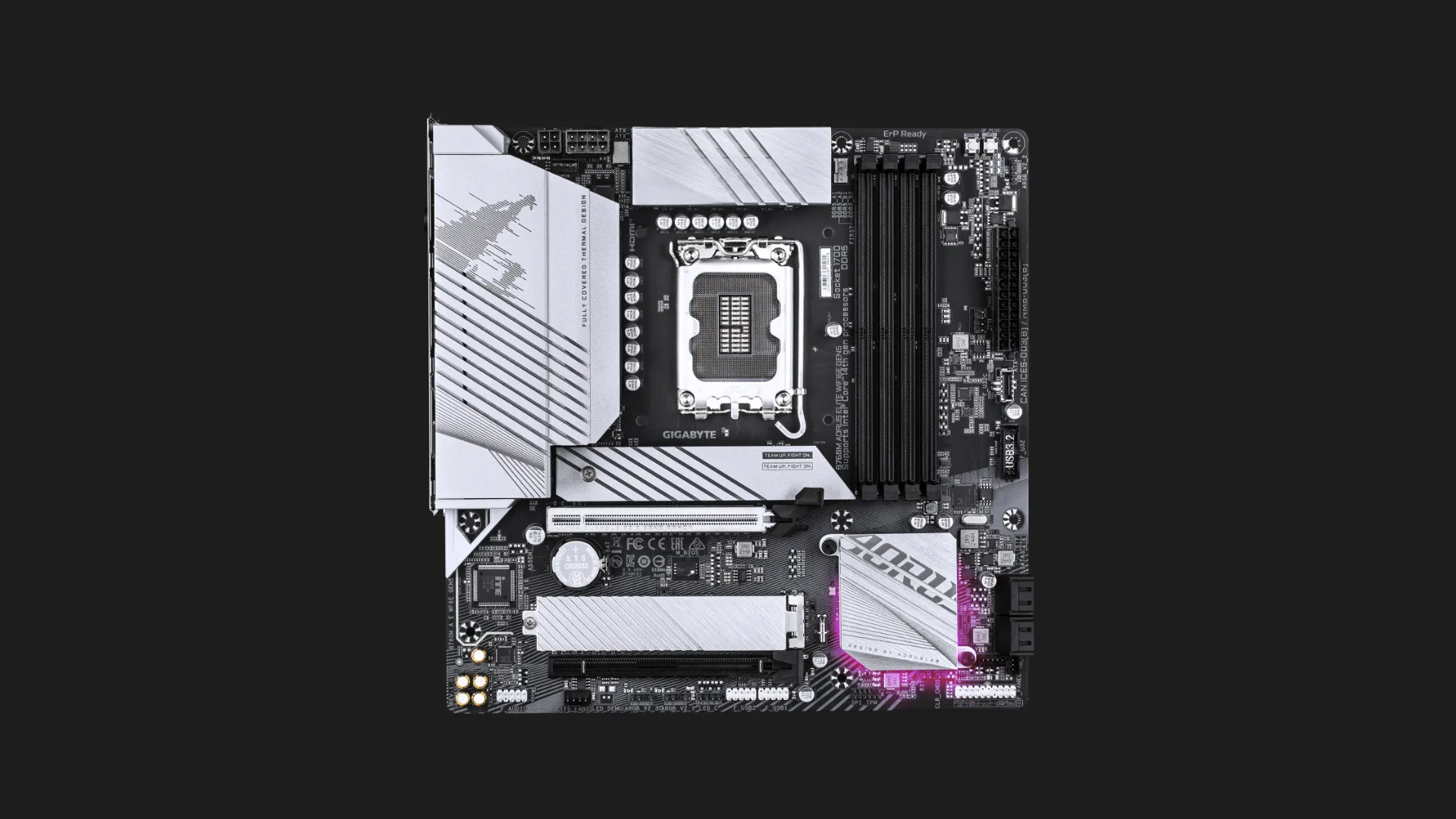 Материнская плата GIGABYTE B760M AORUS ELITE WIFI6E GEN5 (B760M AORUS ELITE WIFI6E GEN5)