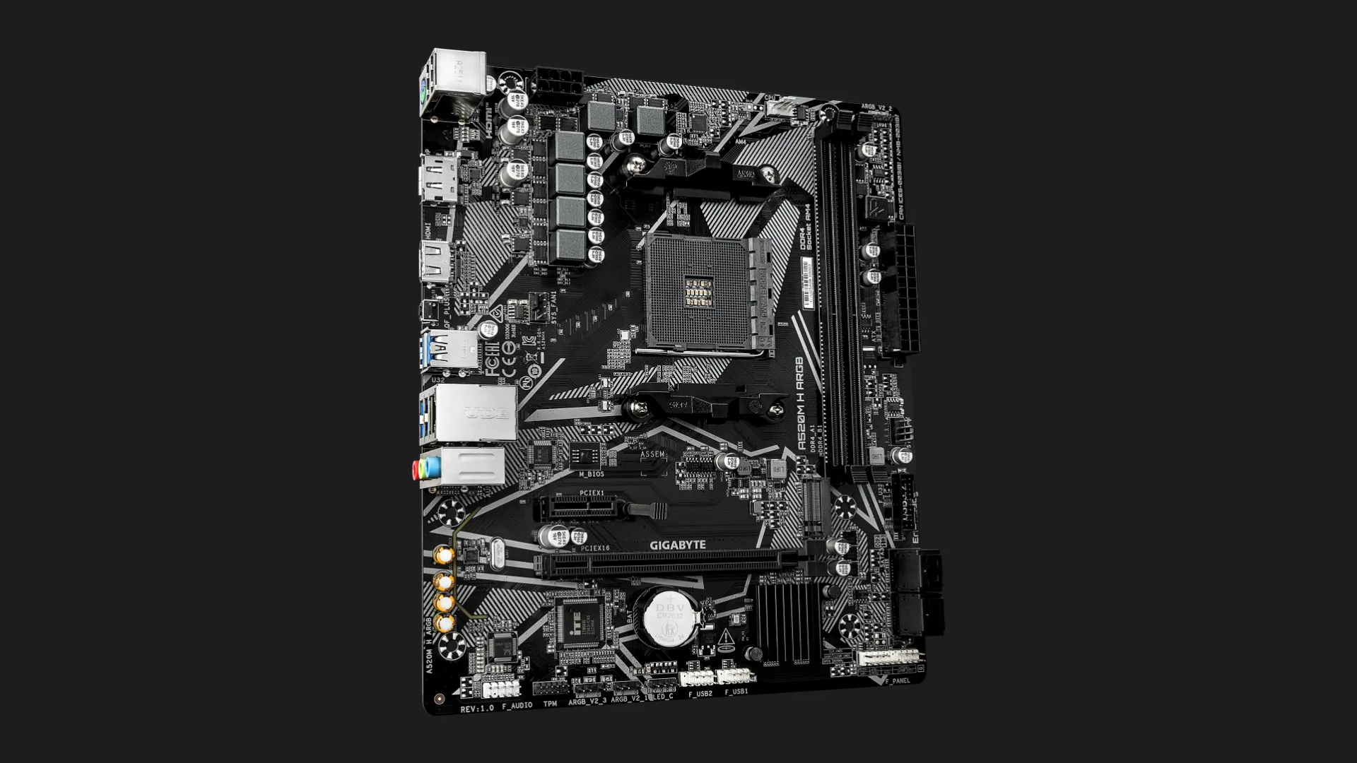 Материнская плата GIGABYTE A520M H ARGB (A520M H ARGB)
