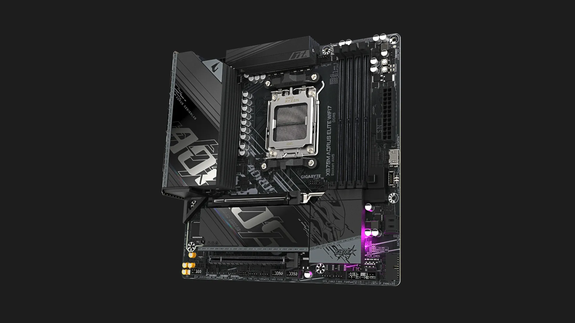 Материнская плата GIGABYTE X870M AORUS ELITE WIFI7 (X870M AORUS ELITE WIFI7)