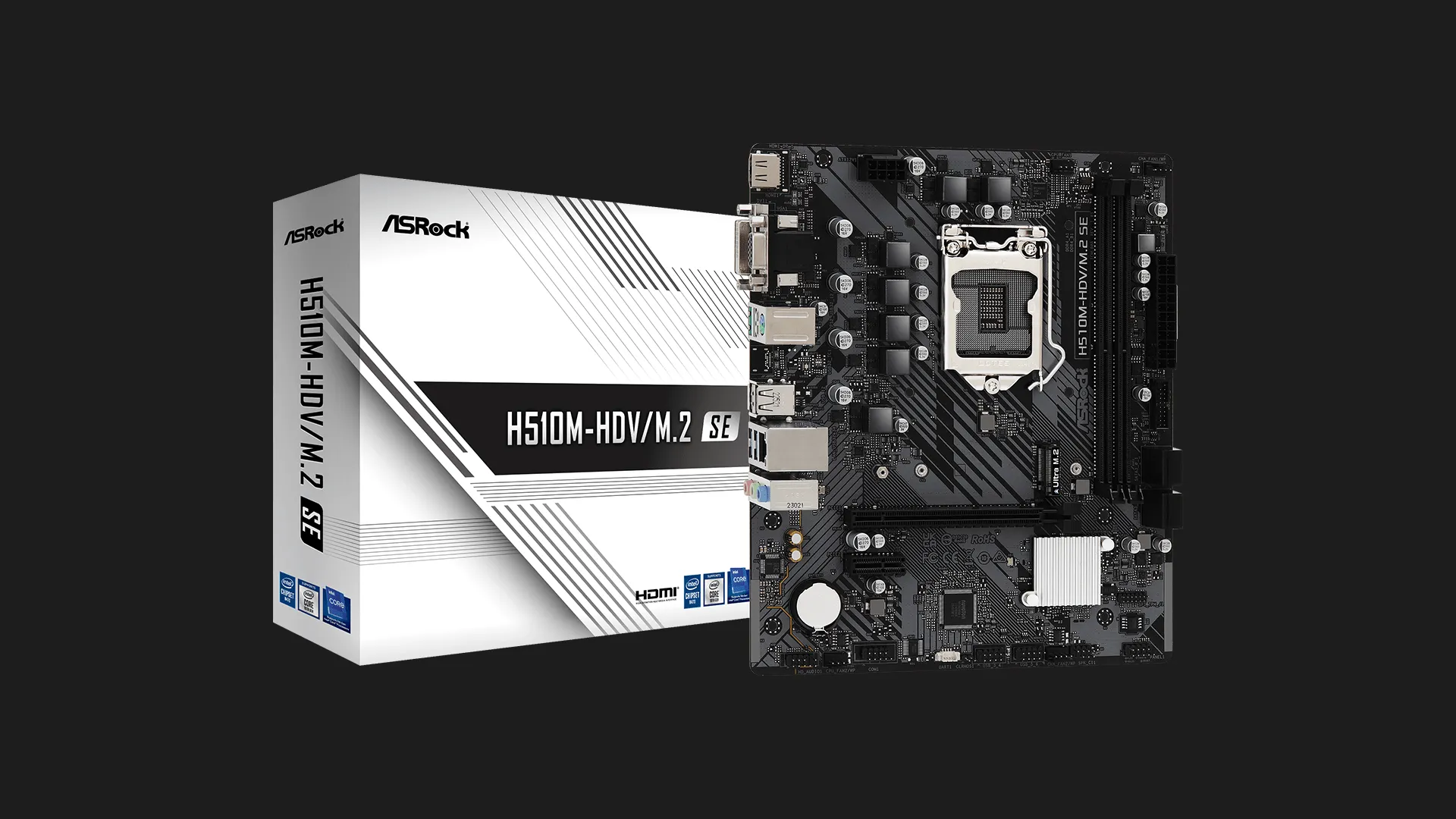Материнська плата ASRock H510M-HDV/M.2 SE (H510M-HDV/M.2 SE)