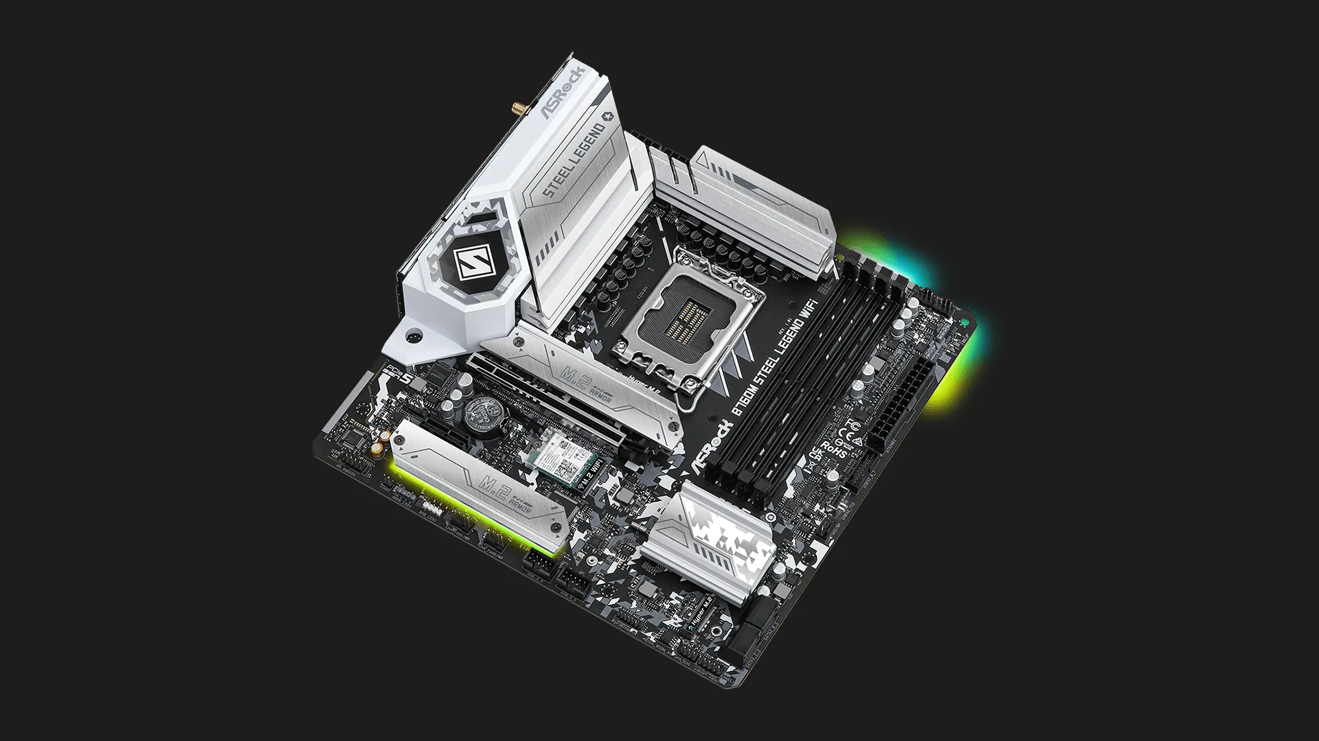 Материнська плата ASRock B760M STEEL LEGEND WIFI (B760M STEEL LEGEND WIFI)
