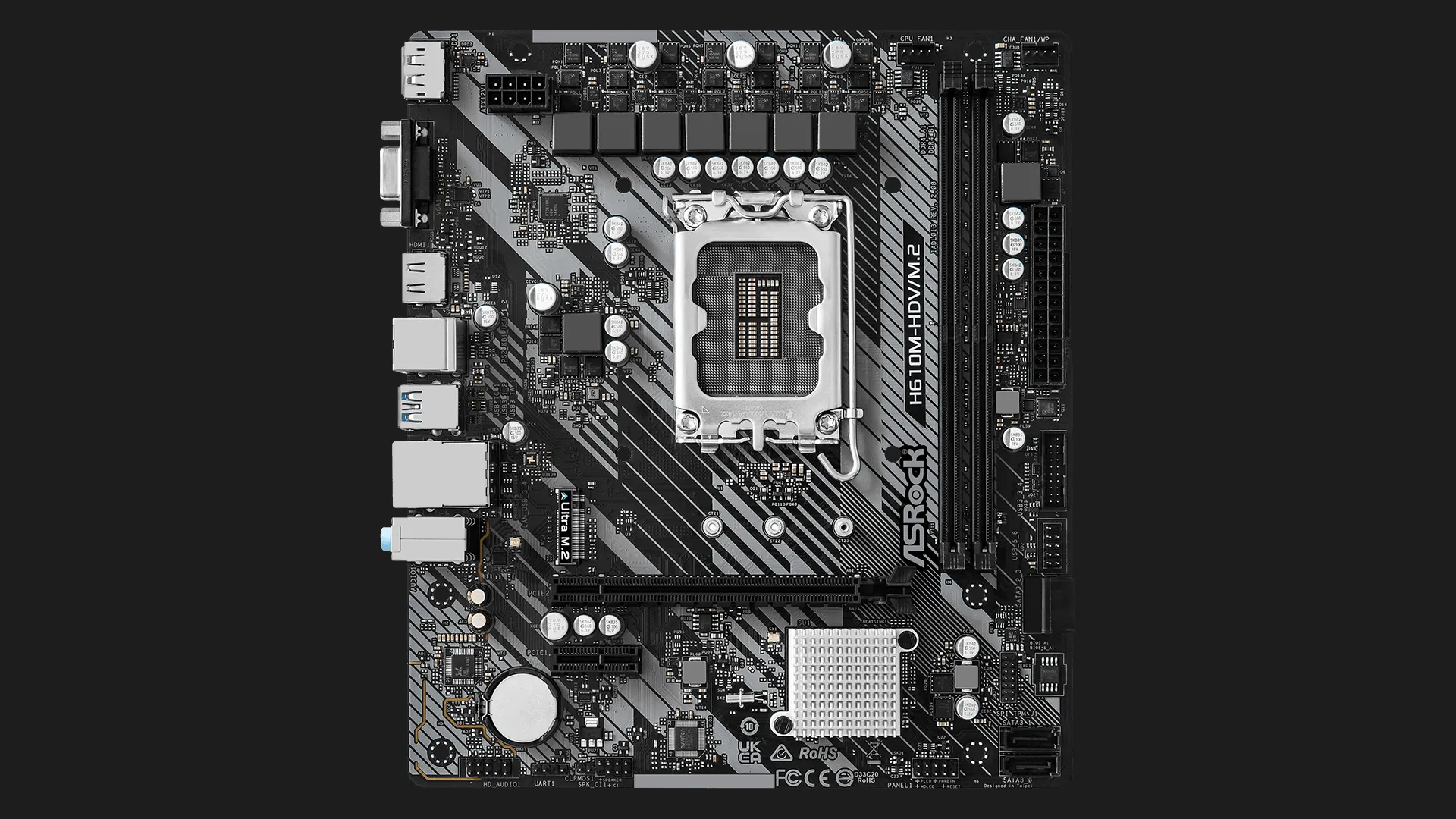 Материнська плата ASRock H610M-HDV/M.2 R2.0 (H610M-HDV/M.2 R2.0)