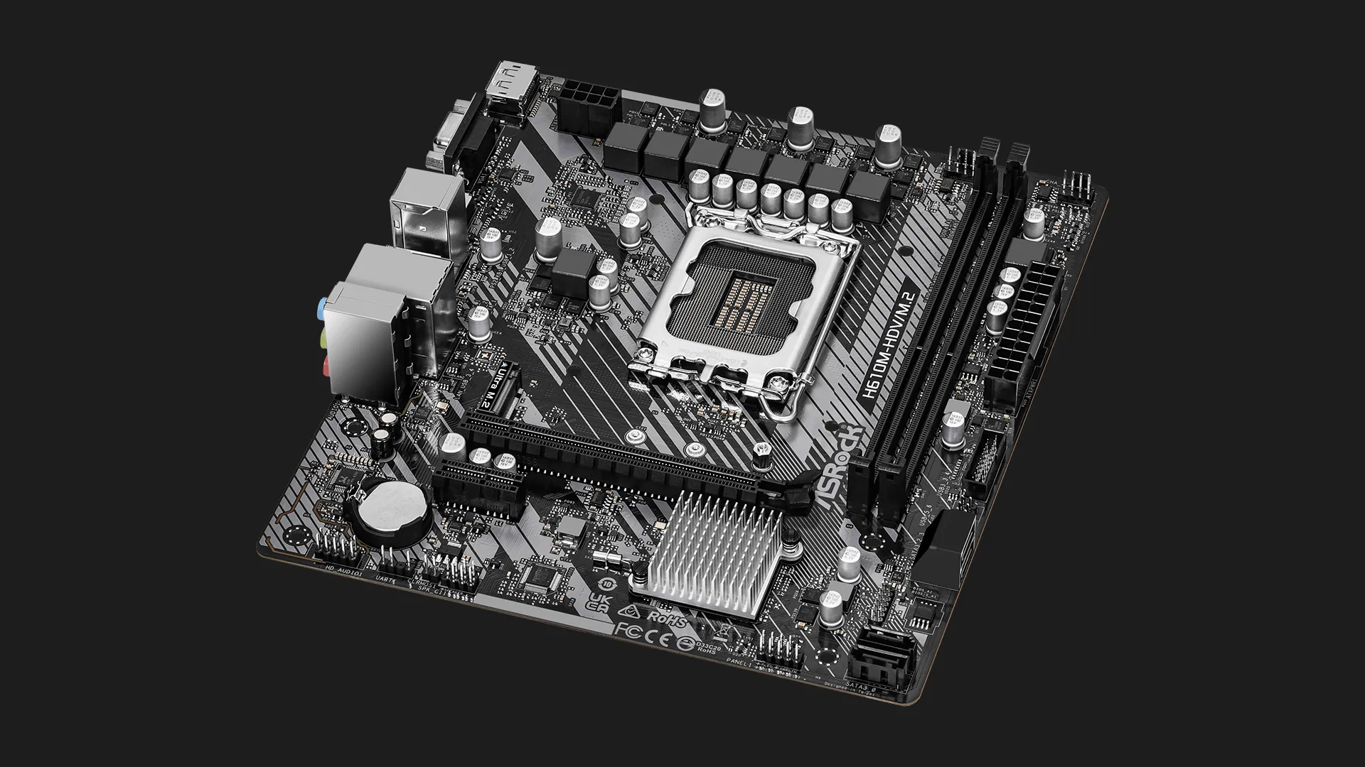 Материнська плата ASRock H610M-HDV/M.2 R2.0 (H610M-HDV/M.2 R2.0)