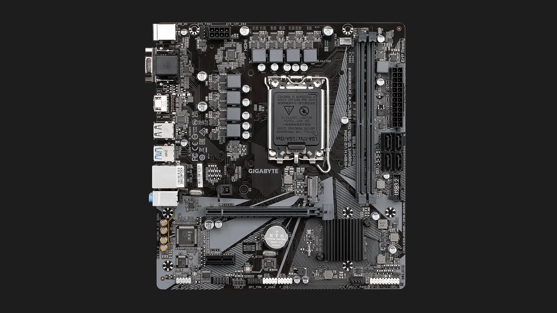 Материнская плата GIGABYTE H610M H V2 DDR4 (H610M H V2 DDR4)
