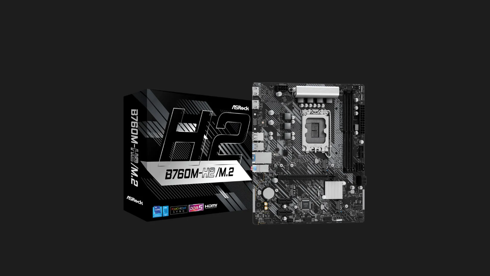 Материнська плата ASRock B760M-H2/M.2 (B760M-H2/M.2)