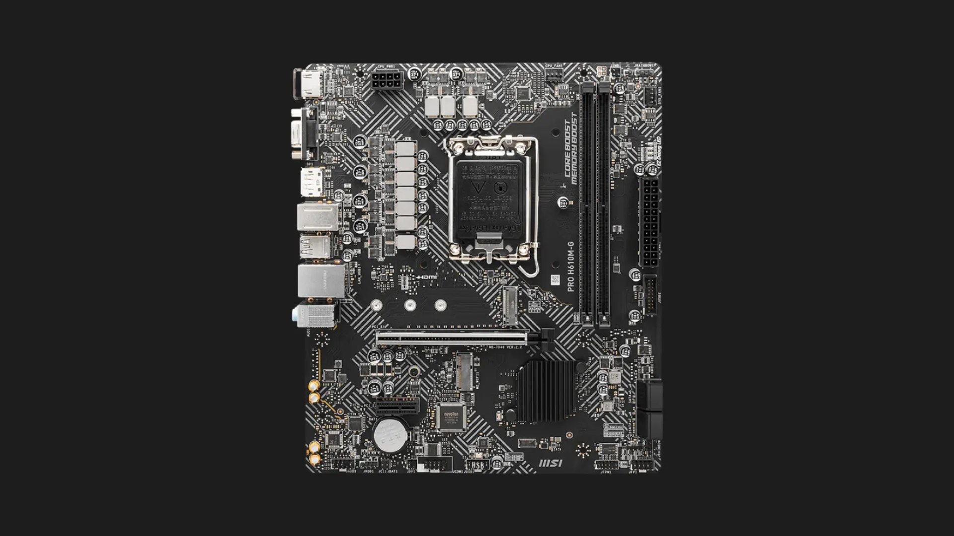 Материнская плата MSI PRO H610M-G (PRO H610M-G)