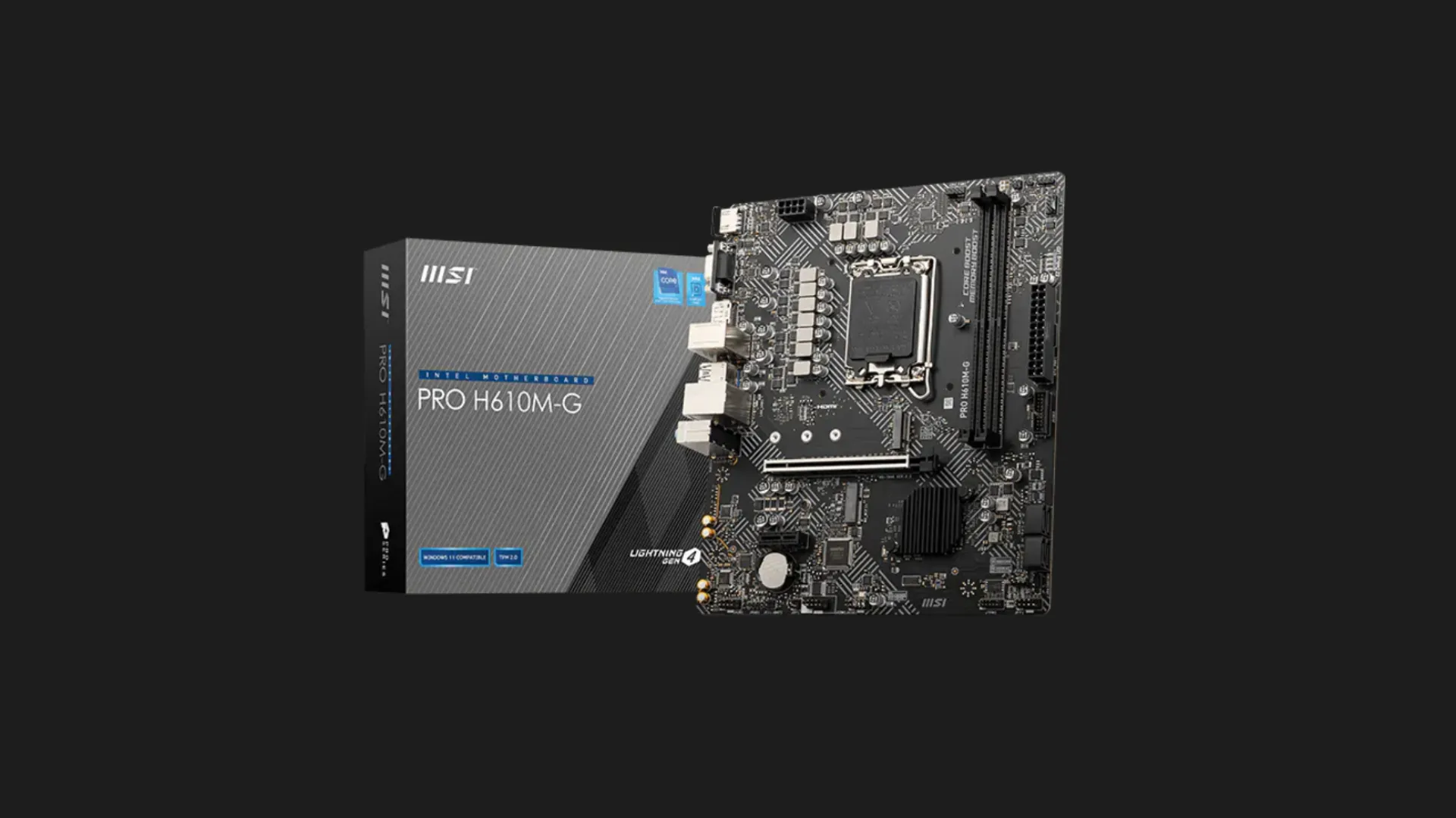 Материнская плата MSI PRO H610M-G (PRO H610M-G)