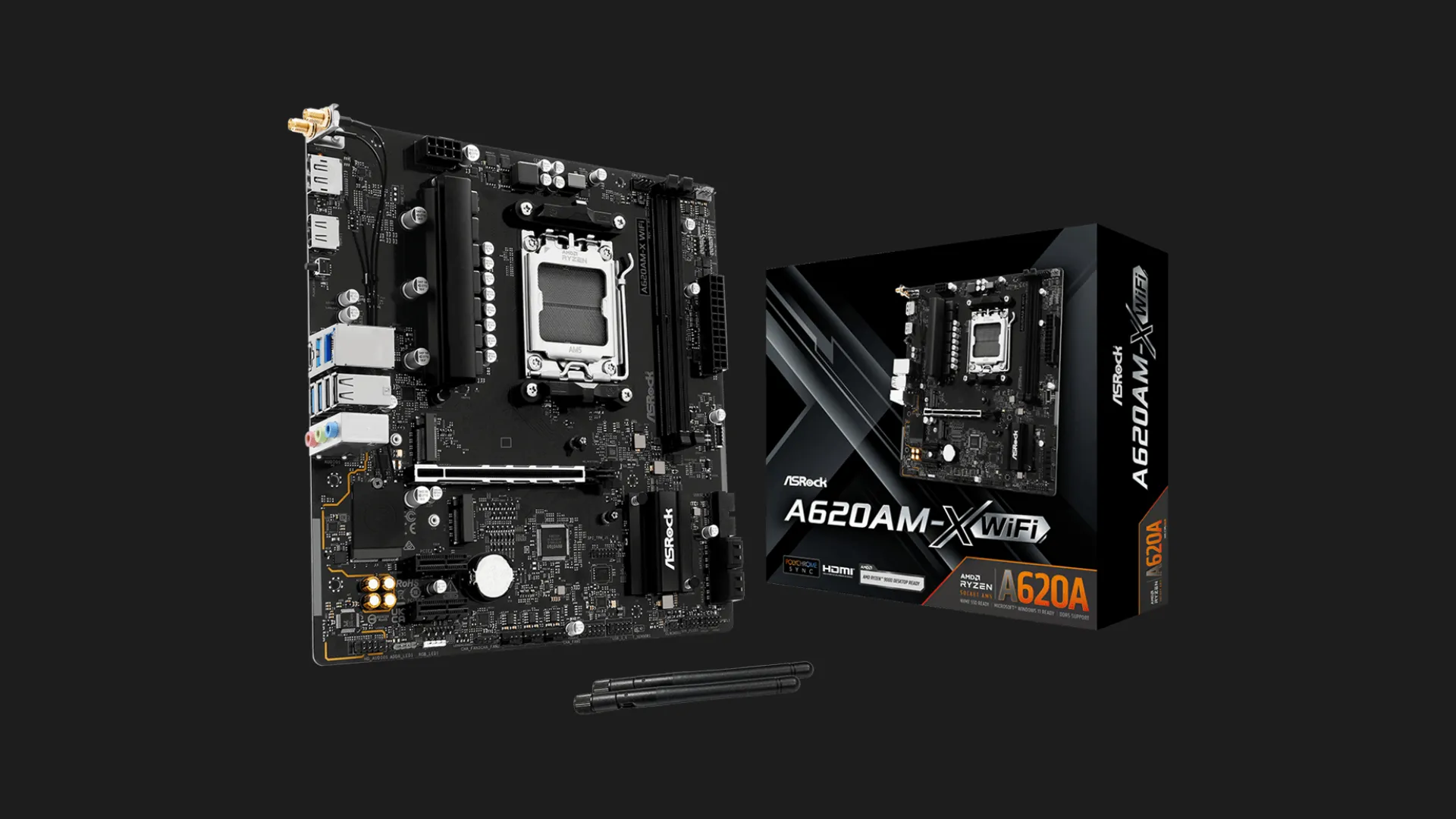 Материнська плата ASRock A620AM-X WIFI (A620AM-X WIFI)