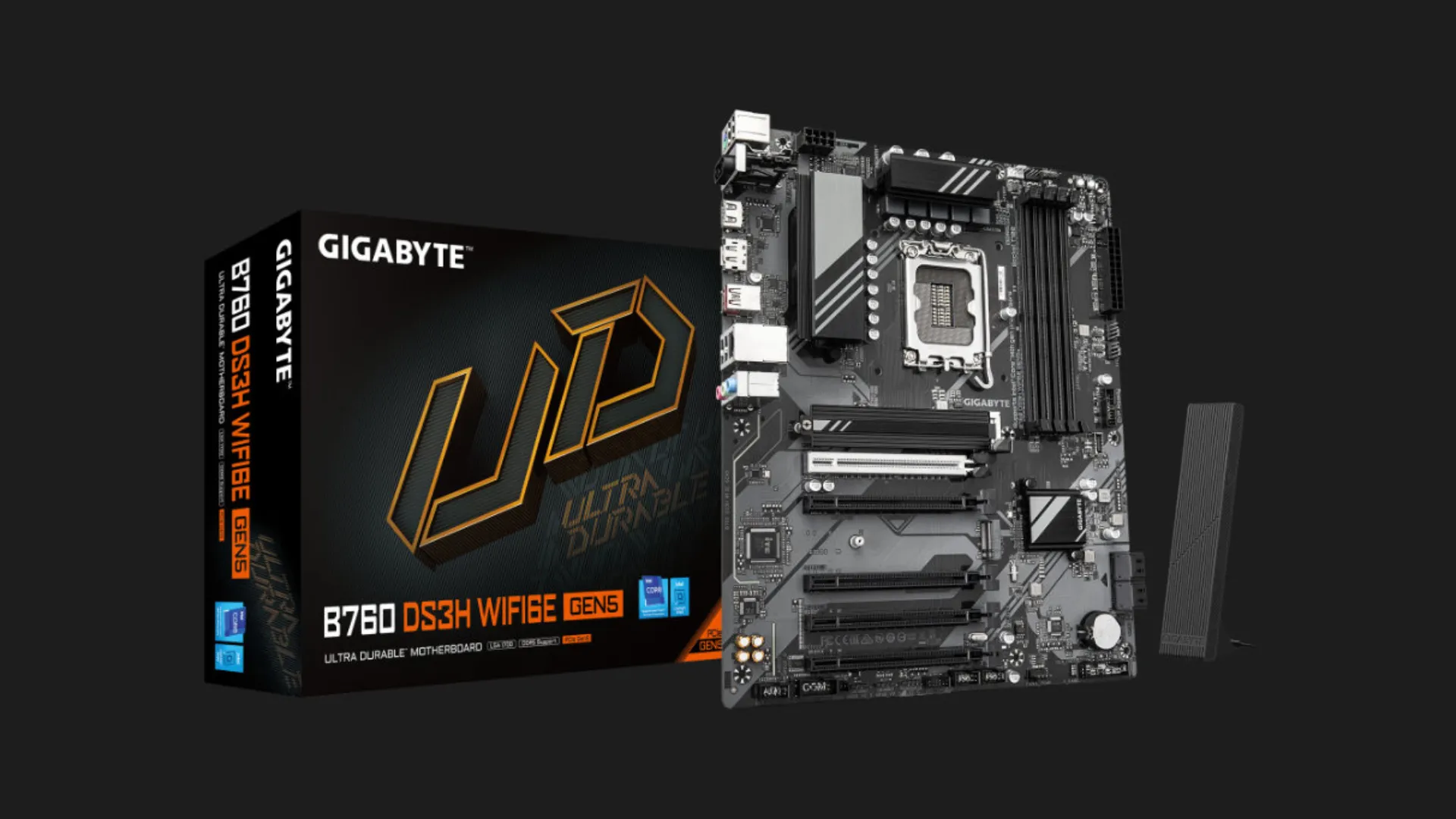 Материнська плата GIGABYTE B760 DS3H WIFI6E GEN5 (B760 DS3H WIFI6E GEN5)