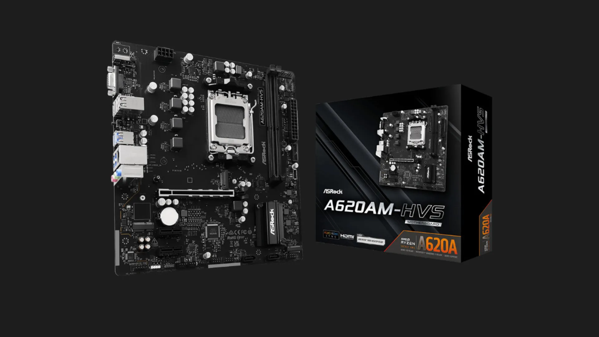 Материнська плата ASRock A620AM-HVS (A620AM-HVS)
