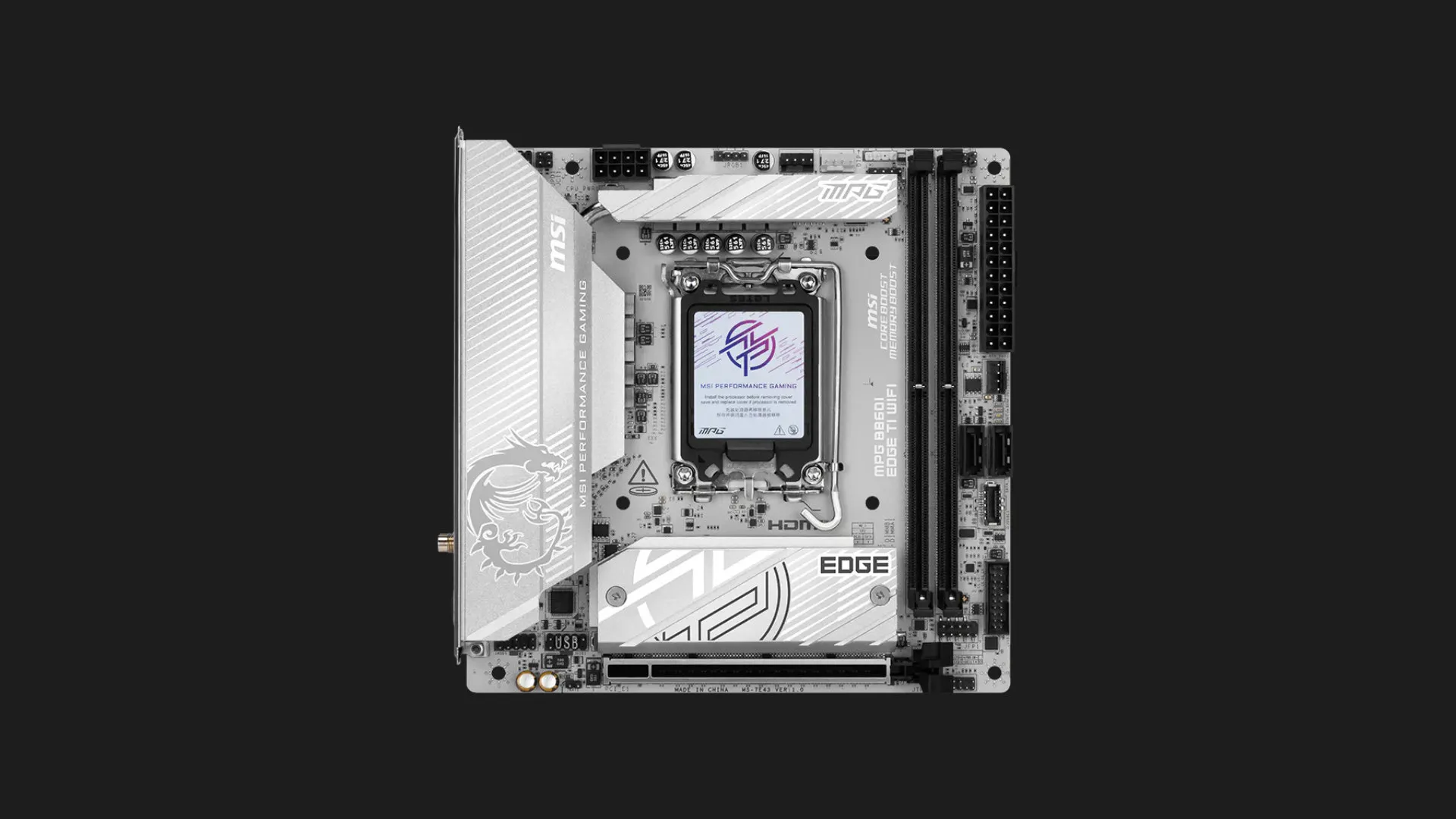 Материнська плата MSI MPG B860I EDGE TI WIFI (MPG B860I EDGE TI WIFI)
