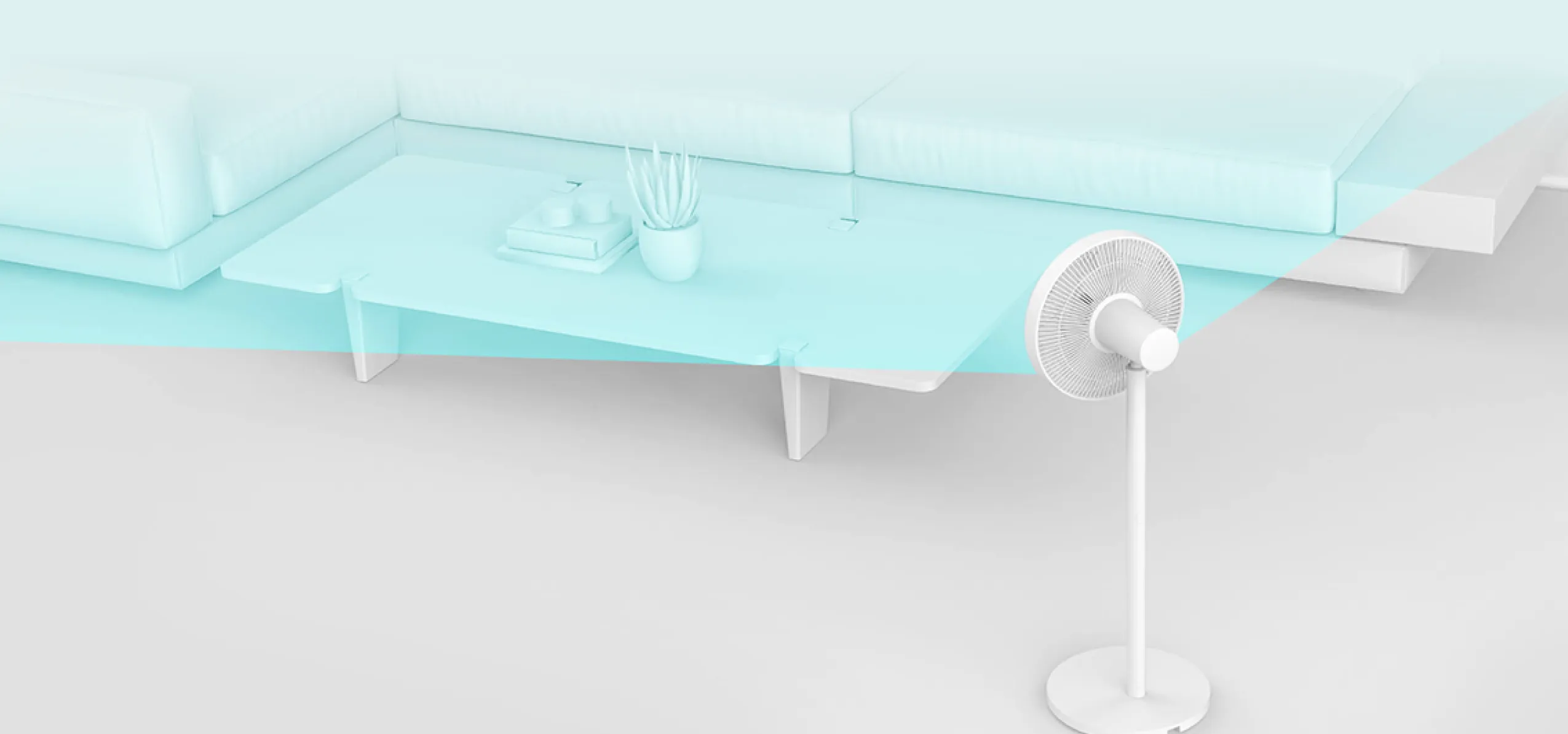 Вентилятор Mi Smart Standing Fan 2 (790549) (White)