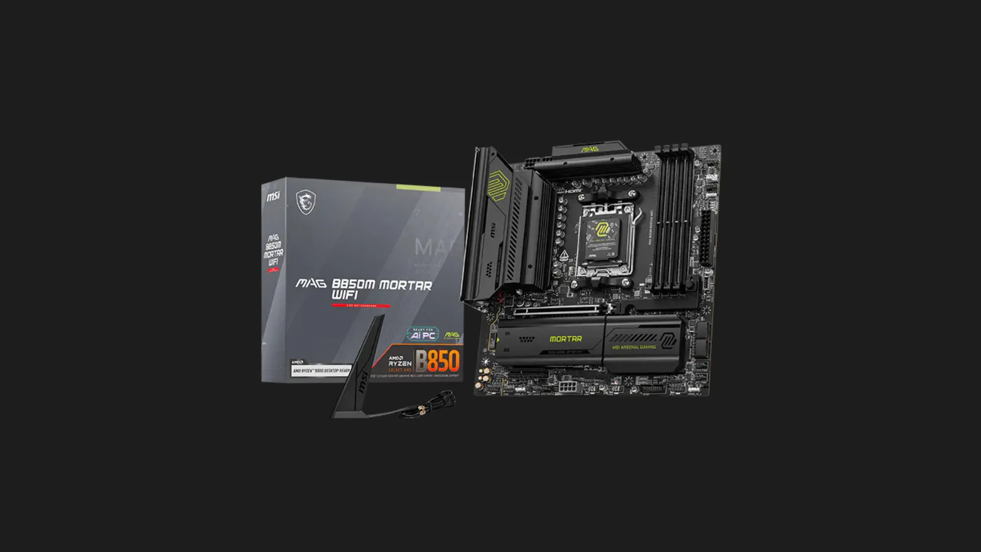 Материнская плата MSI MAG B850M MORTAR WIFI (MAG B850M MORTAR WIFI)