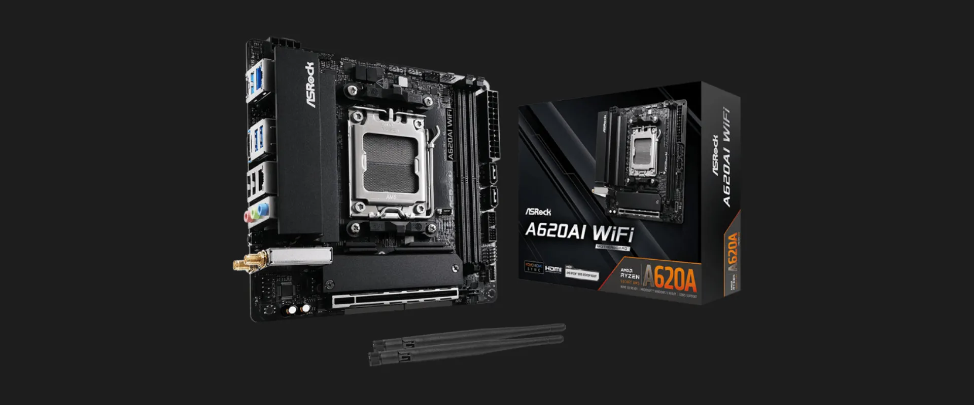 Материнська плата ASRock A620AI WIFI (A620AI WIFI)