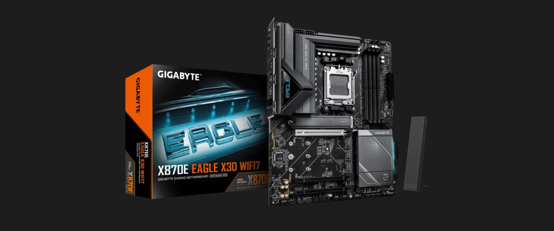Материнська плата GIGABYTE X870E EAGLE X3D WIFI7 (X870E EAGLE X3D WIFI7)