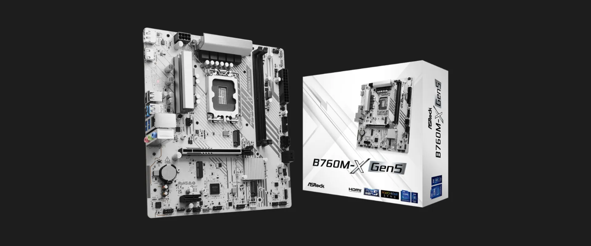 Материнська плата ASRock B760M-X GEN5 (B760M-X GEN5)