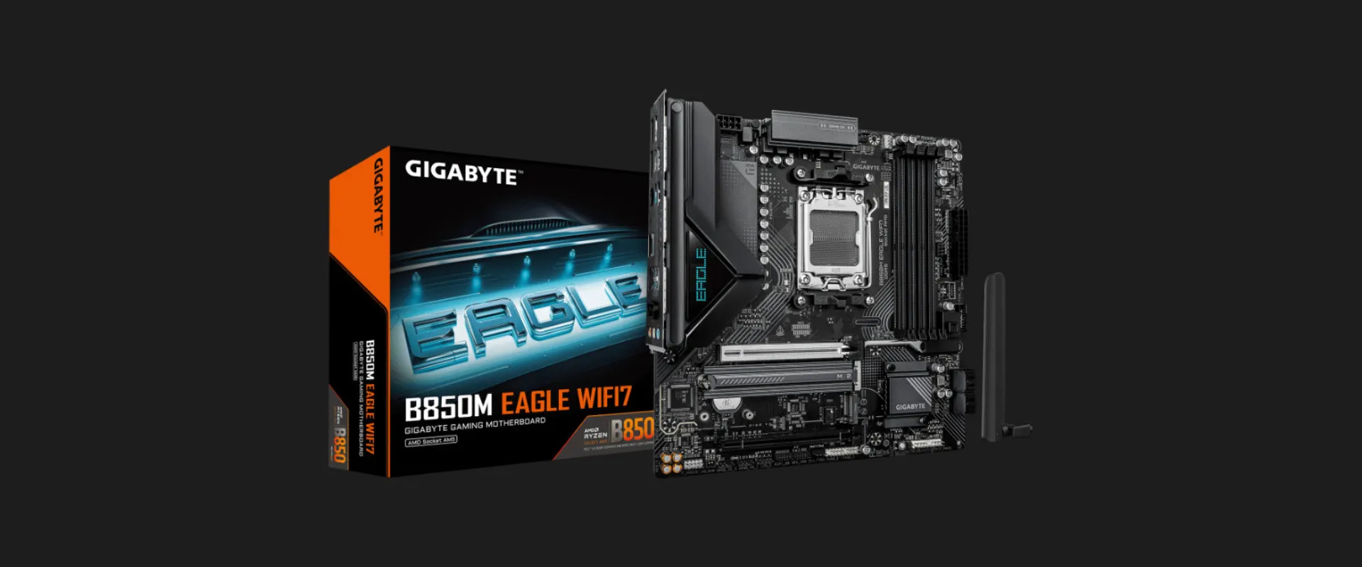 Материнская плата GIGABYTE B850M EAGLE WIFI7 (B850M EAGLE WIFI7)