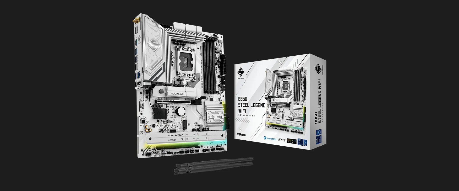 Материнська плата ASRock B860 Steel Legend WiFi (B860 Steel Legend WiFi)