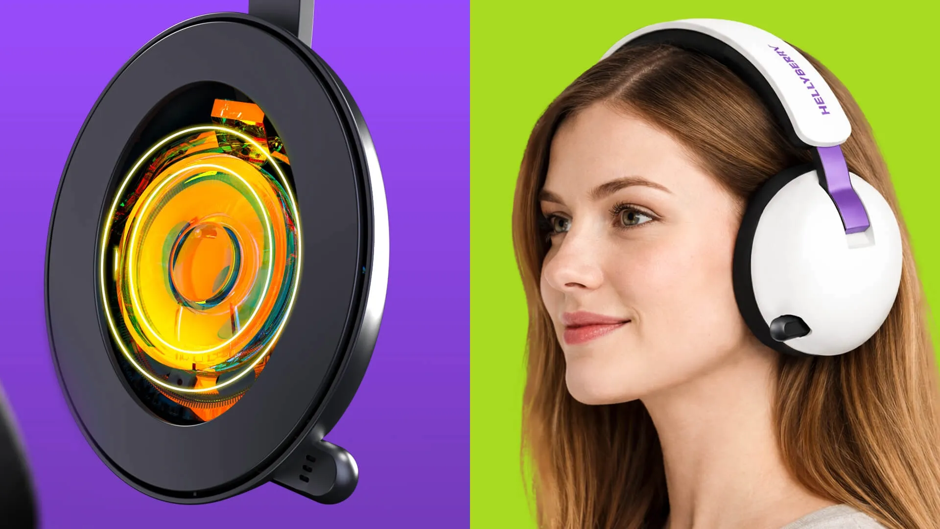 Игровая гарнитура HATOR Hellyberry HH30 wireless (Black/Violet) (HH30_wireless_BV) (UA)
