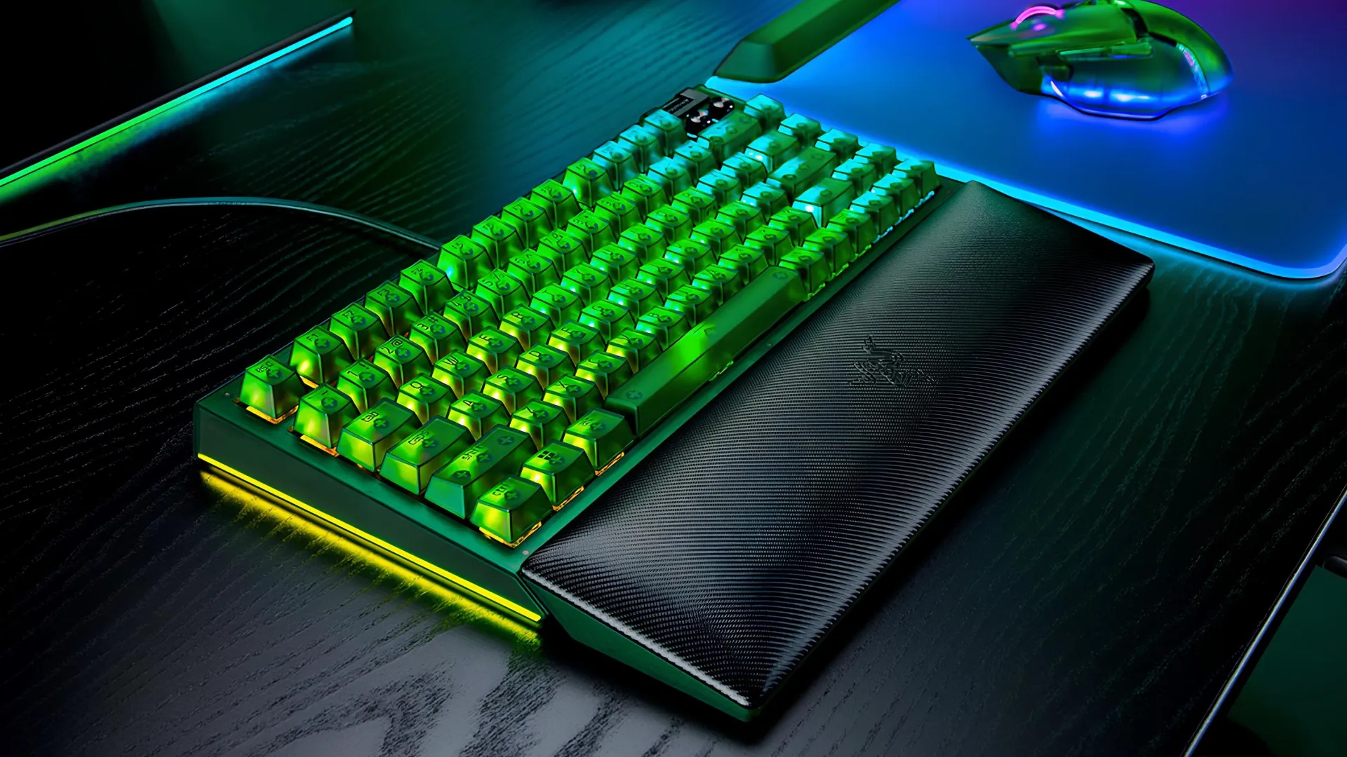 Клавиатура механическая RAZER BlackWidow V4 75% Phantom (Green) (RZ03-05003300-R3M1) (UA)
