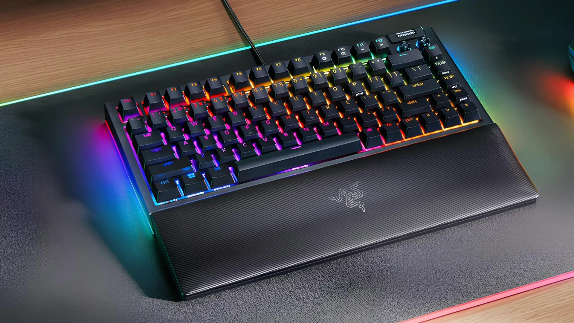 Клавиатура механическая RAZER BlackWidow V4 75% Phantom (Green) (RZ03-05003300-R3M1) (UA)